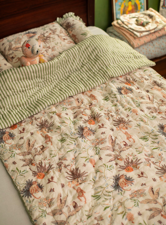 Baby Bed Set : Ubud Cream Voile