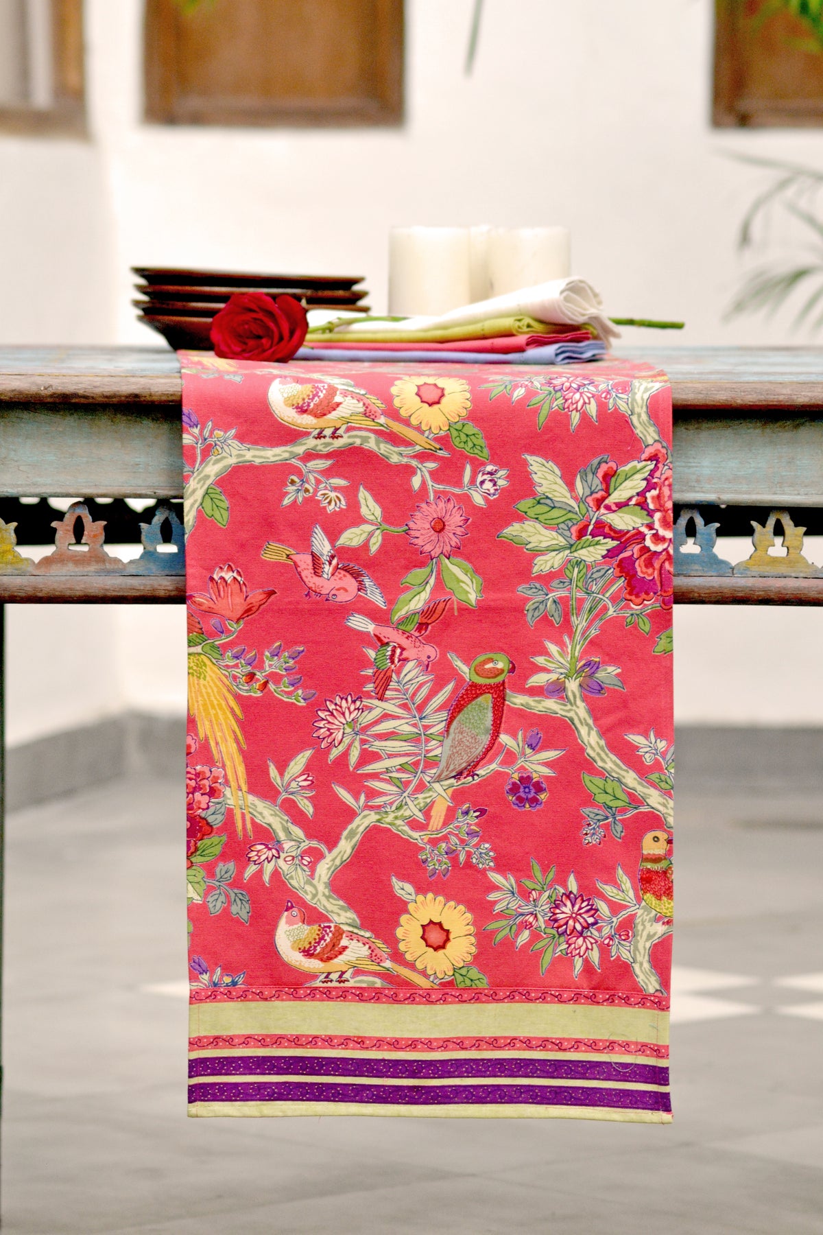 Table Runner : Bird Coral