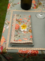 Printed Napkin Set of 6 : Bird Manosque Sheeting