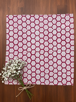 Block Printed Napkin :  Bhindi Blush Mix n Match Sheeting