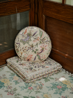Printed Floor Cushion : Kerala Cream Sheeting