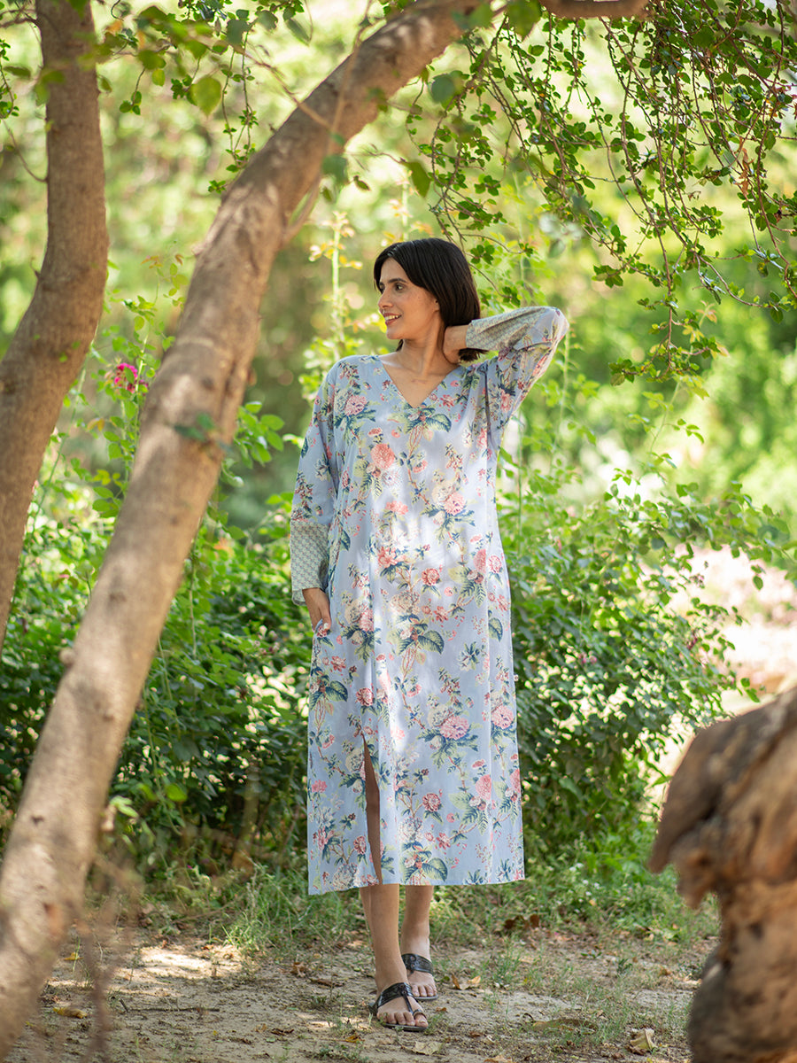 Mala Kaftan : Chelsea Chambray