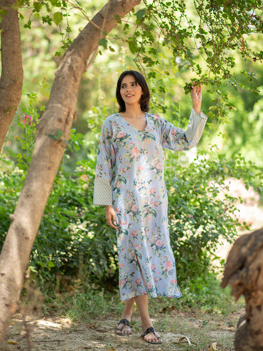 Mala Kaftan : Chelsea Chambray