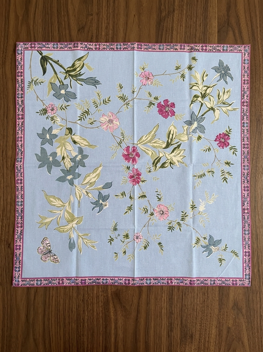 Printed Napkin Set of 6 : Corsica Chambray Sheeting