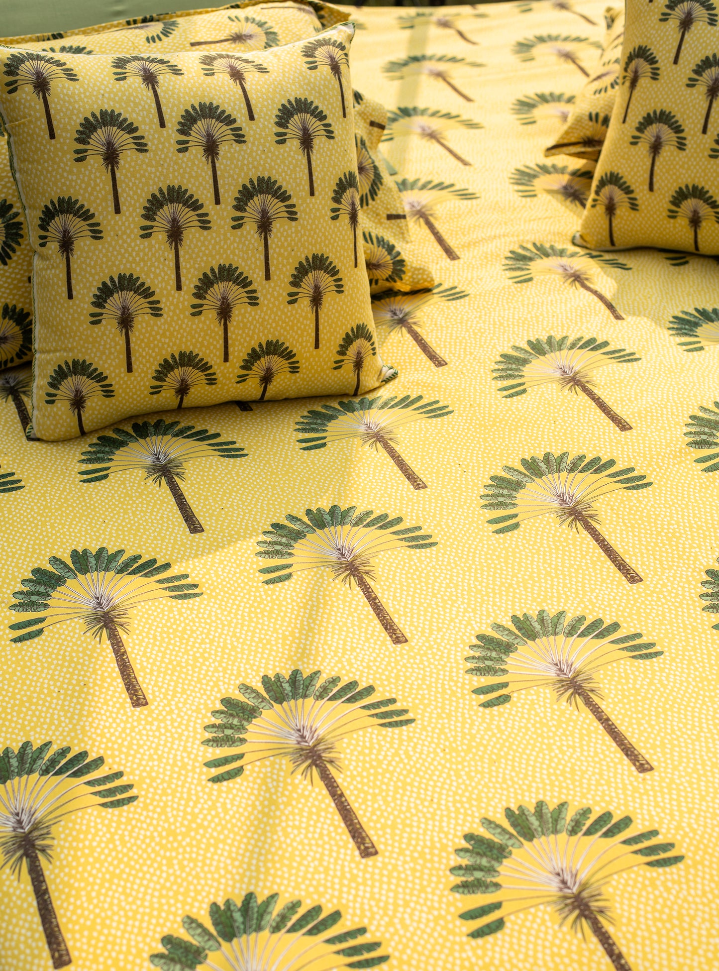 Printed Bed Sheet : Banana Lemon Cambric