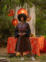Bhuj Dress Printed Black : TextuRed Assorted