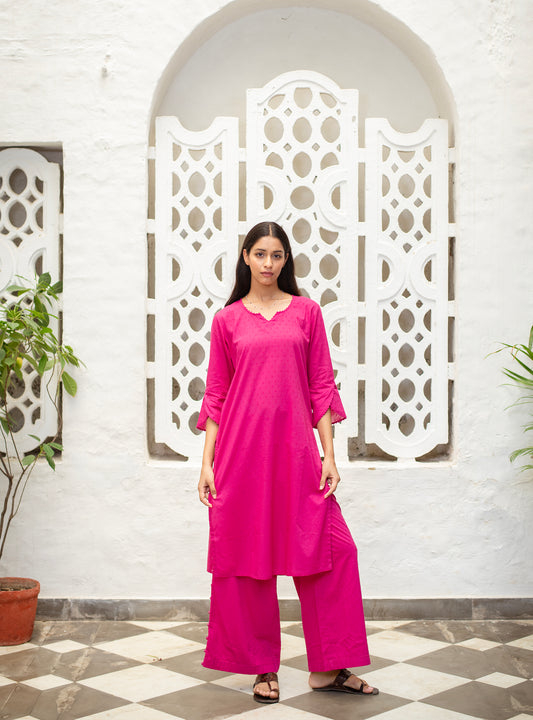 Blake Pant : Solid Rani Swiss Dot Voile
