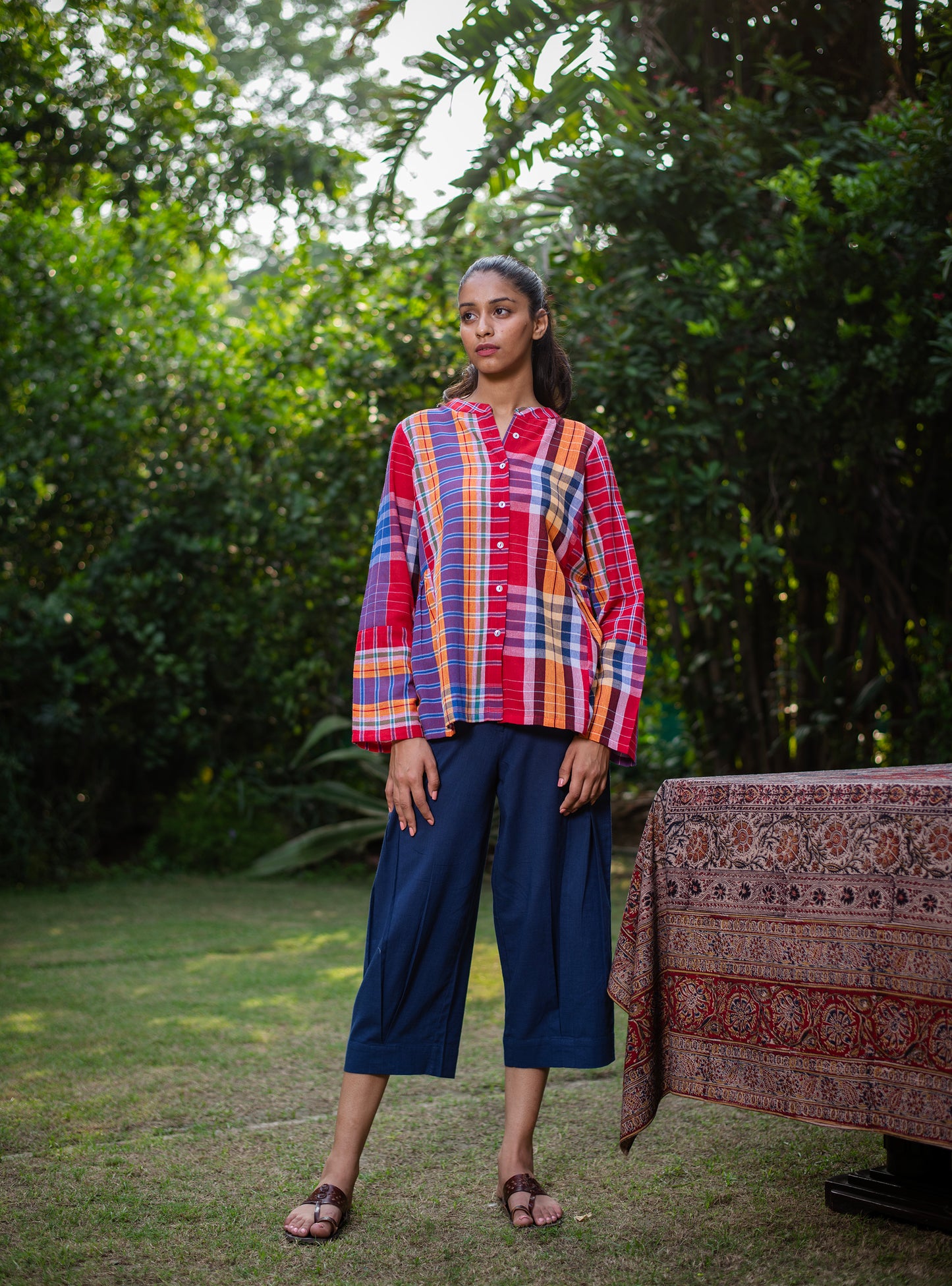 Rango Top : Gamcha Handloom