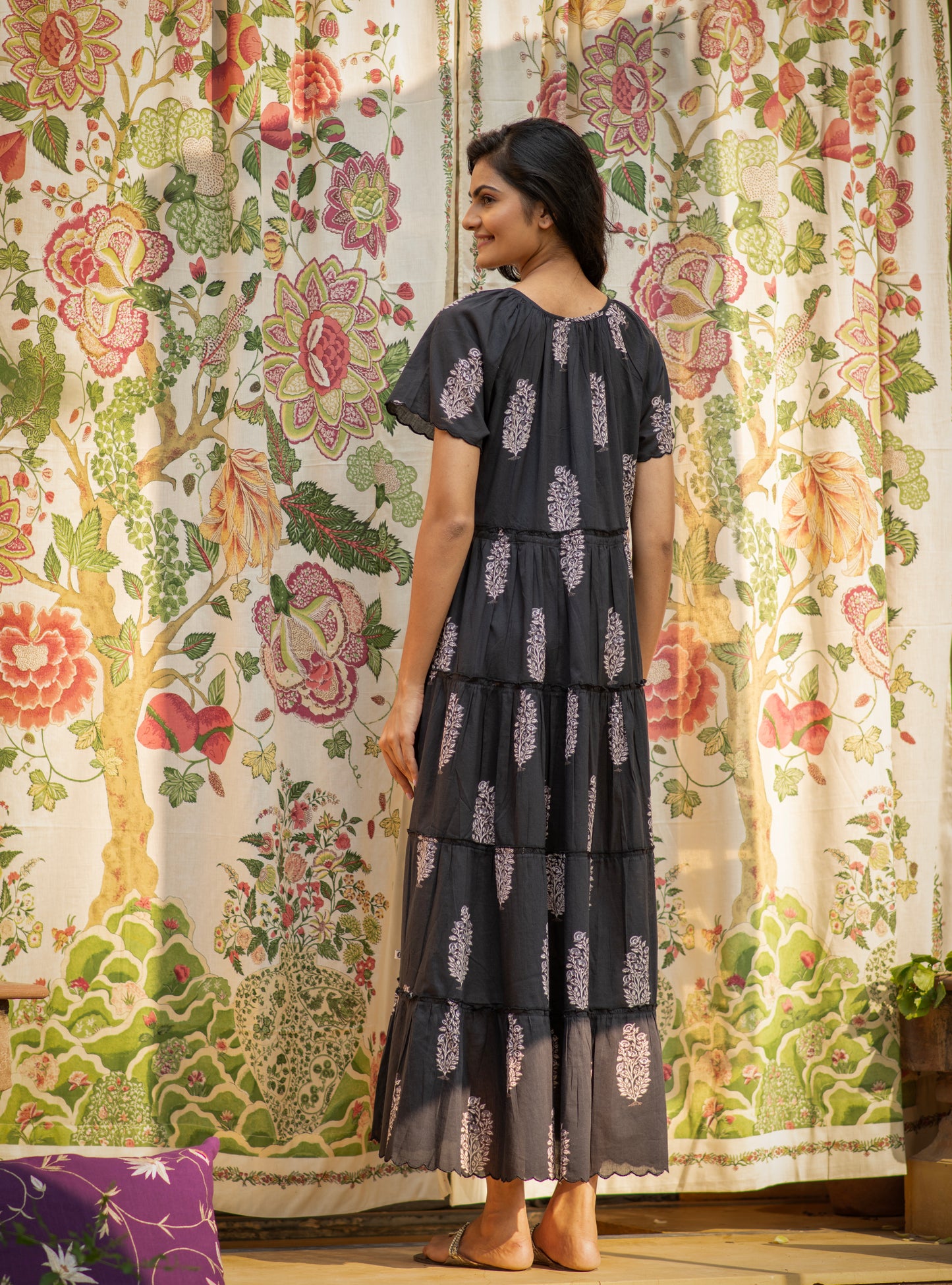 Dakota Dress : Rosa Buti Black Voile