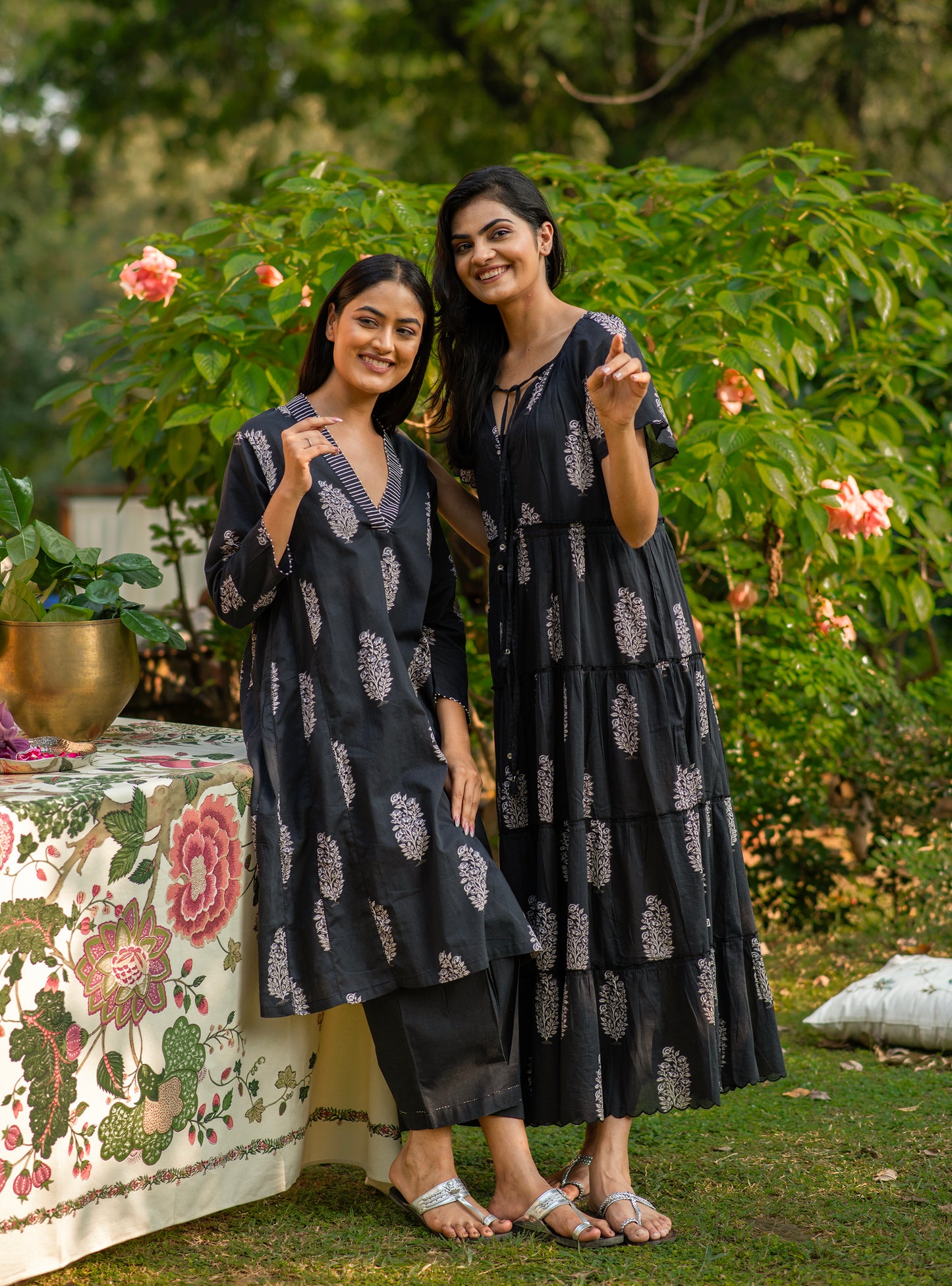 Dakota Dress : Rosa Buti Black Voile