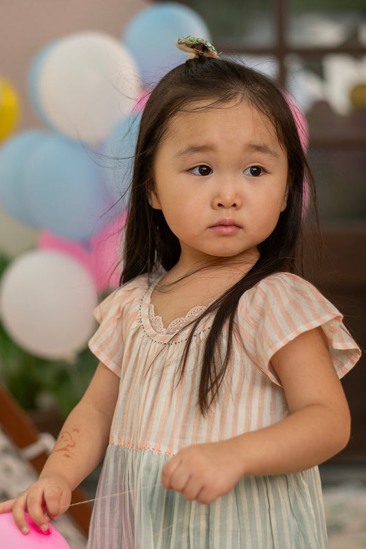 Kids Daisy Dress : Lemur PW Voile