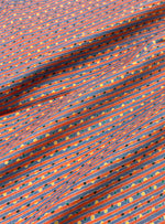 Cotton Voile  Fabric  : Dots & Lines Blue