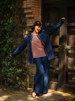 Ellie Pant : Solid Navy Denim