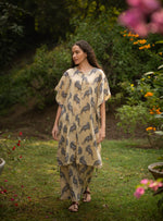 Ellie Pant : Leopard Beige Voile