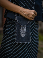 Flap Sling Bag : Rosa Buti Black Voile