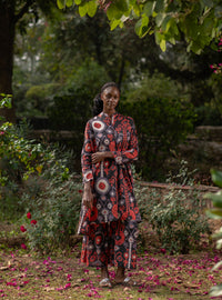 Shirt Dress : Istanbul Black Voile
