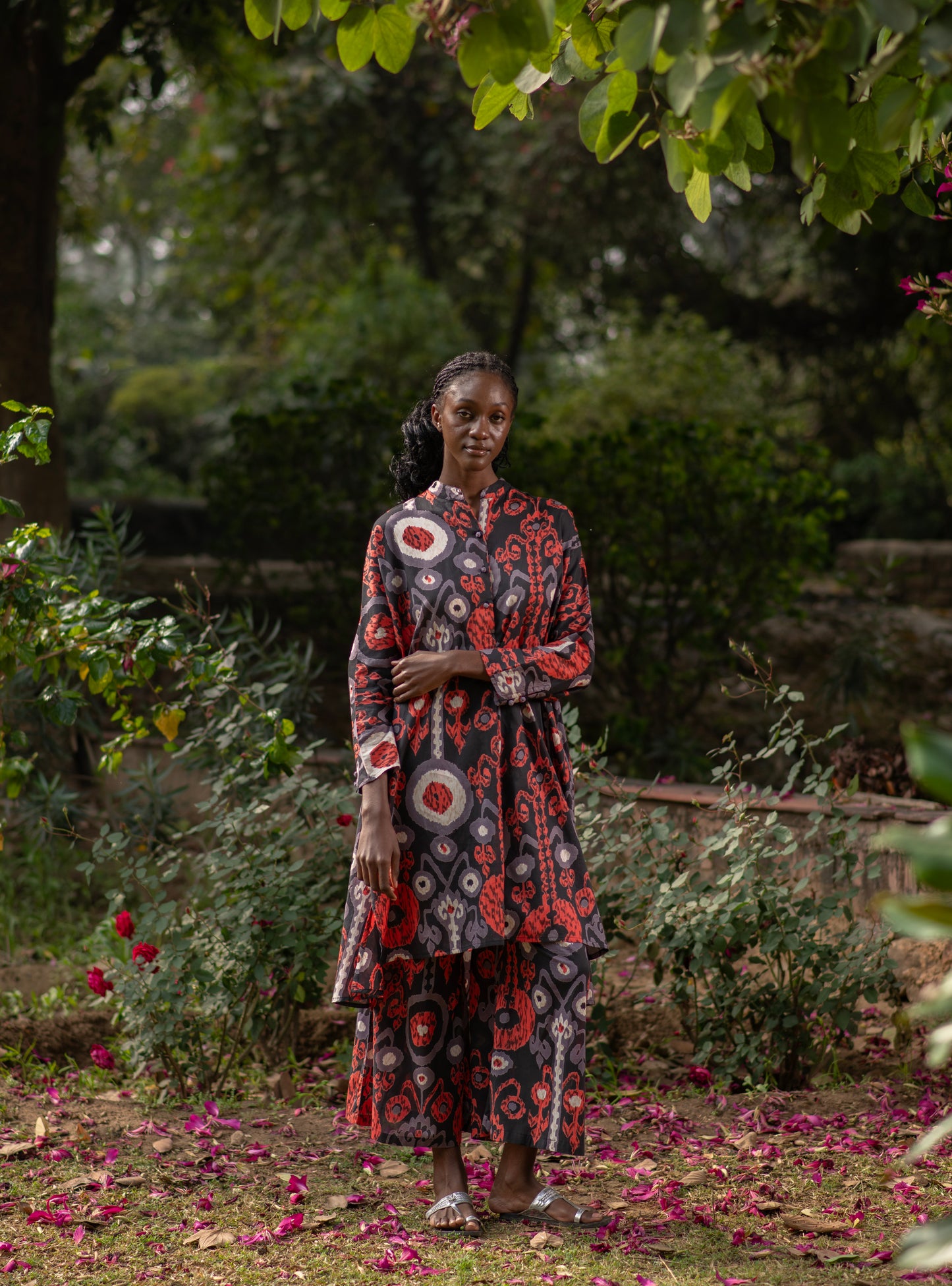 Flouncy Pant : Istanbul Black Voile