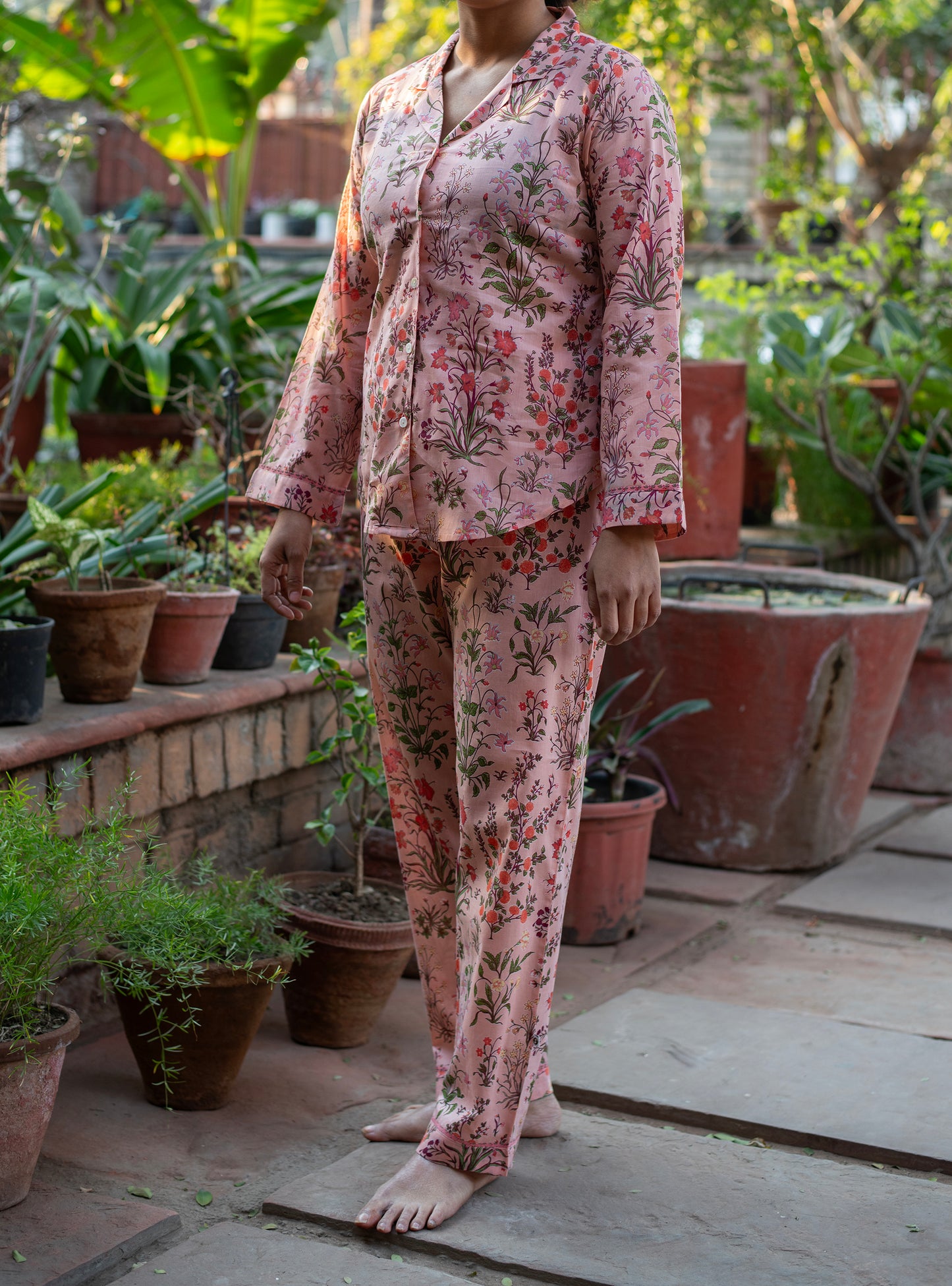 Vanessa PJ Set : Garden Blush