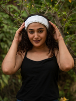 Spa Hair Band : White