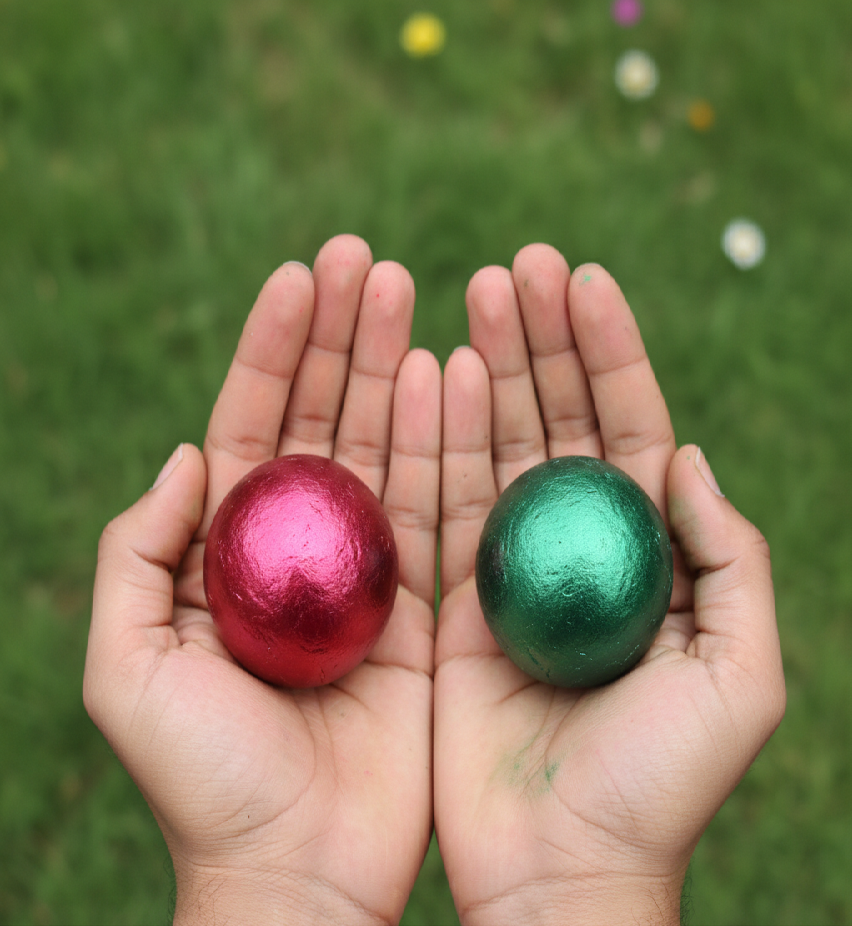 Holi Special Gulal Gota : Colorful Gulal Balls