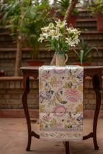 Printed Runner : Kerala Cream Canvas