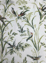 Linen  Fabric  : Humming Bird Natural