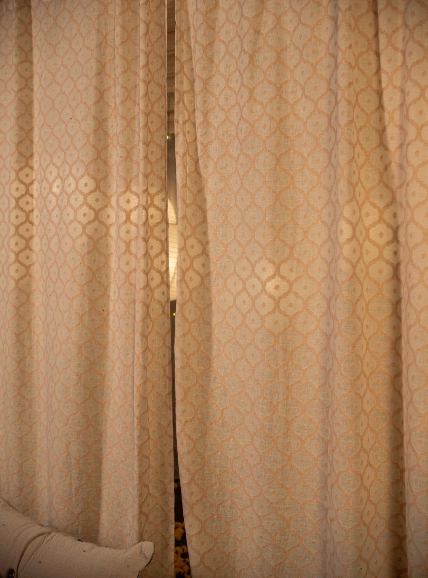 Handloom Curtain : Jaal Beige