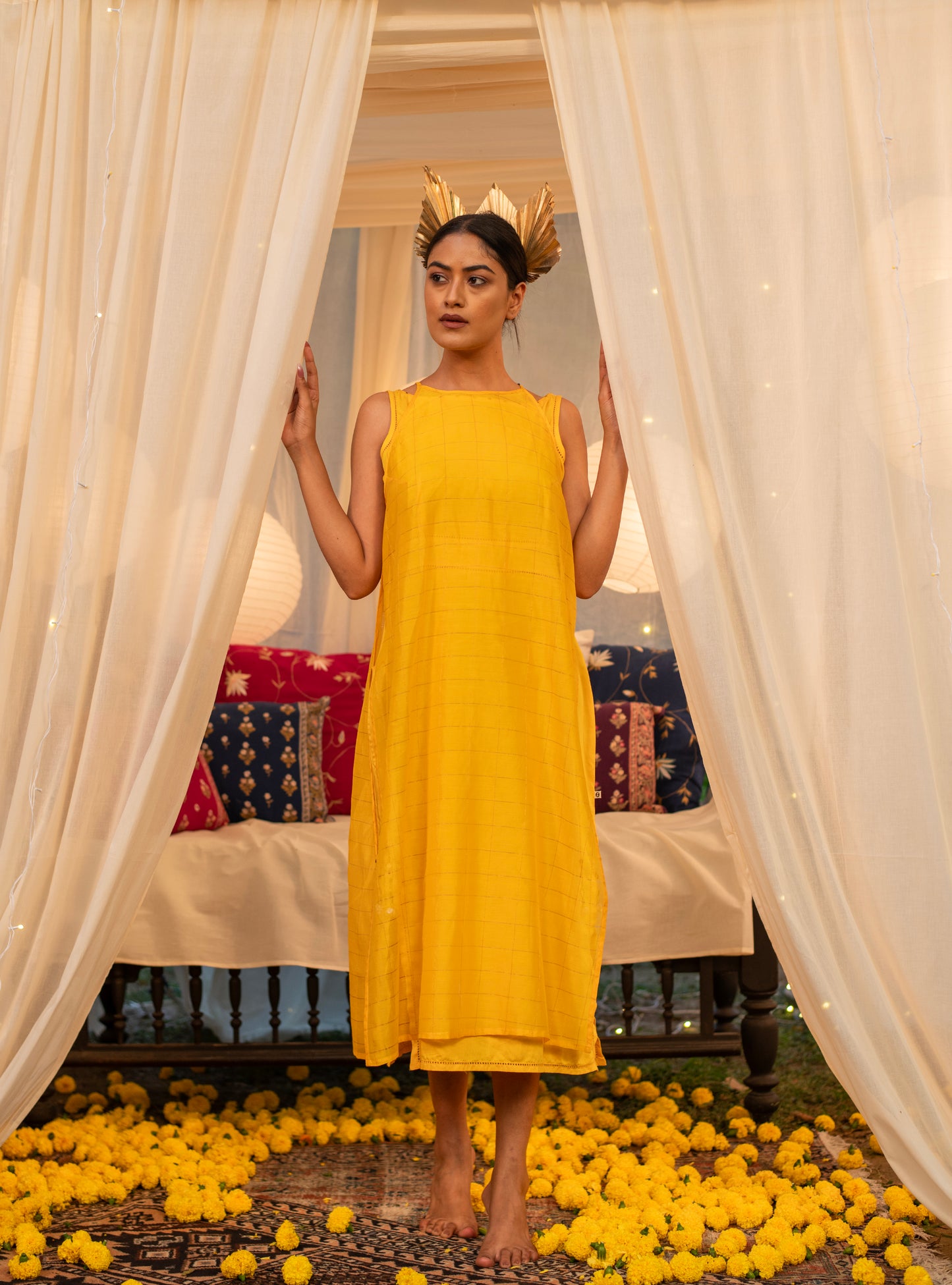 Over Dress : Haldi Maheshwari