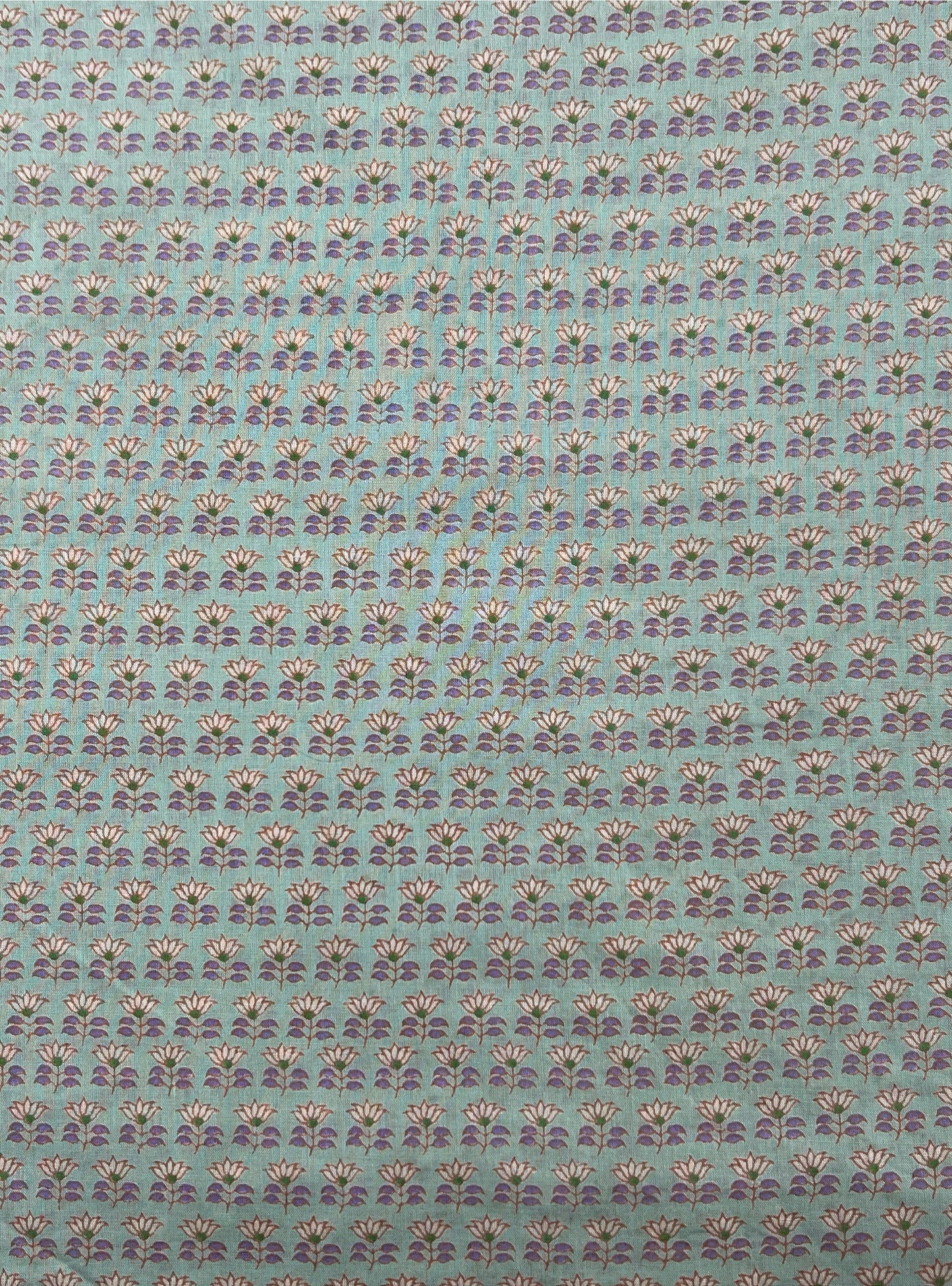 Cotton Voile  Fabric  : Kamal Buti Mint