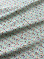 Cotton Voile  Fabric  : Kamal Buti Mint
