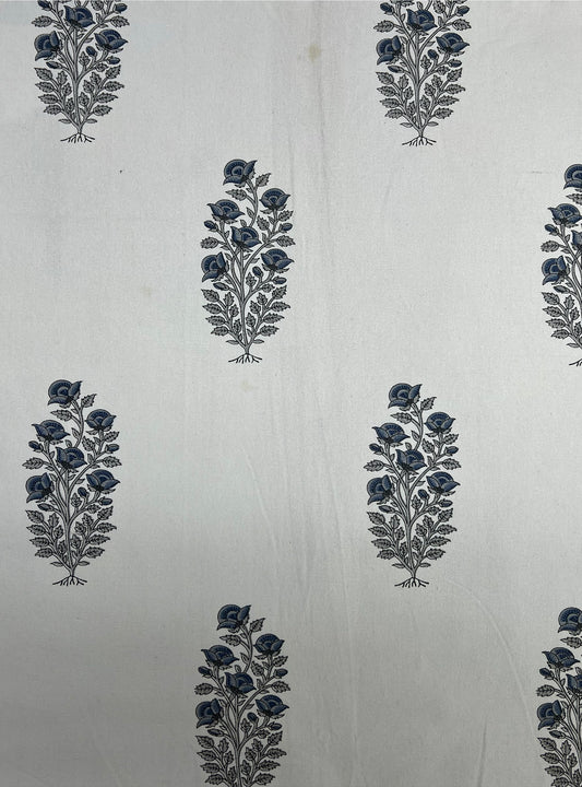 Cotton Canvas Fabric  : Rosa Buti Natural