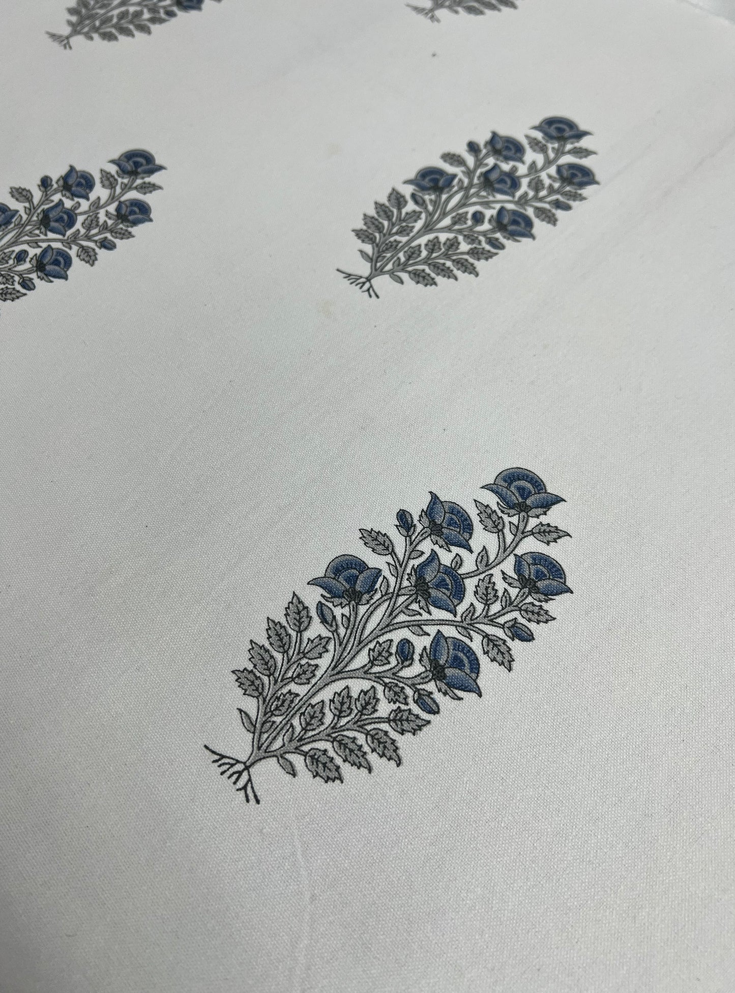 Cotton Canvas Fabric  : Rosa Buti Natural