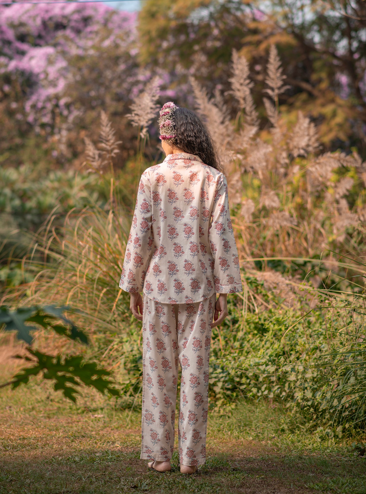 Vanessa PJ Set : Indian Rose S Voile