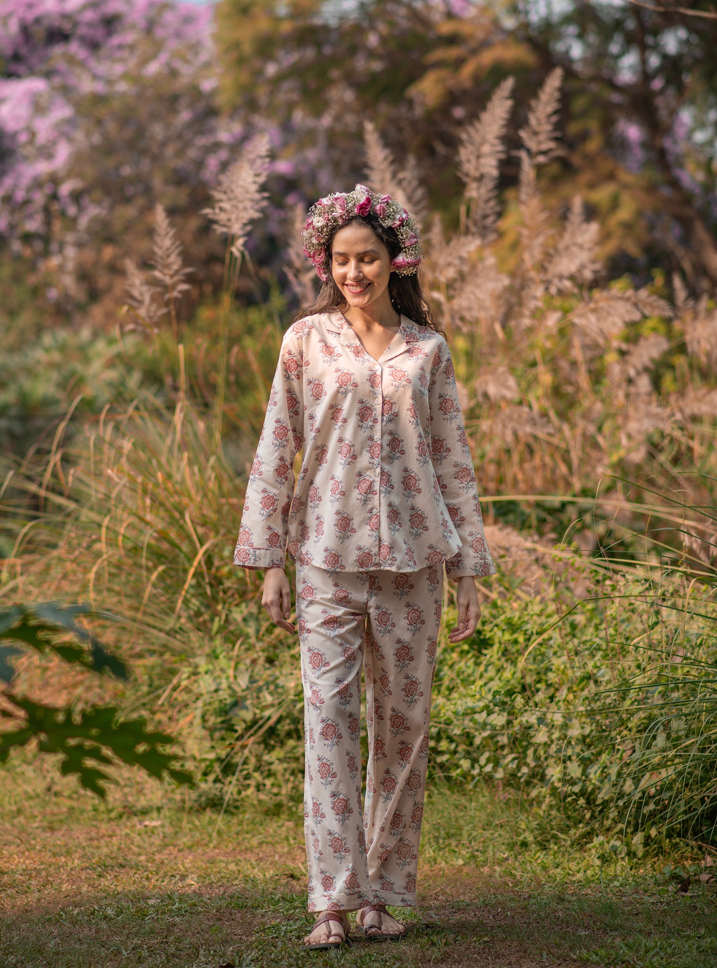 Vanessa PJ Set : Indian Rose S Voile