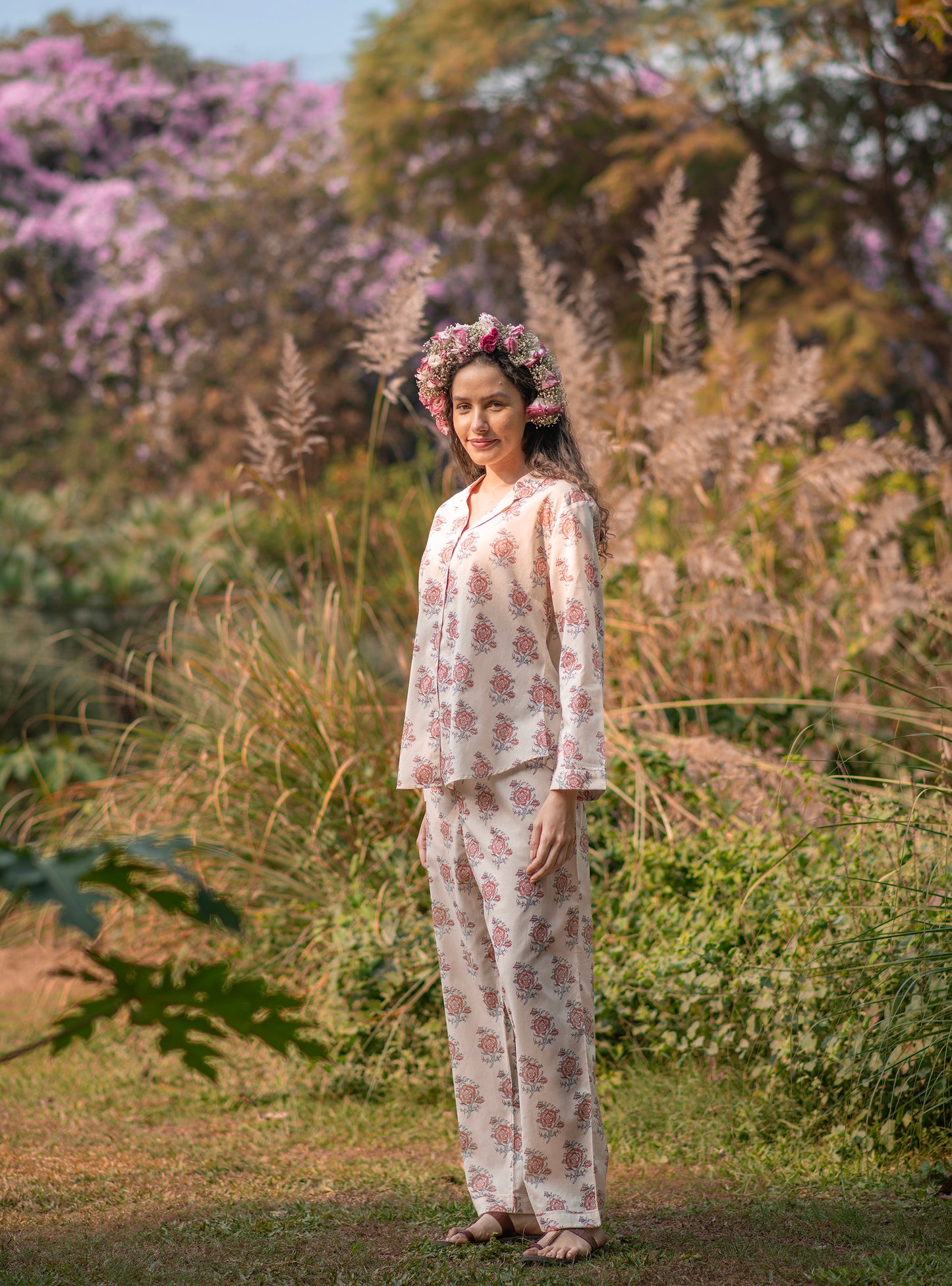 Vanessa PJ Set : Indian Rose S Voile