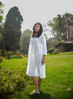 Kanan Kurta : Solid White Cutwork