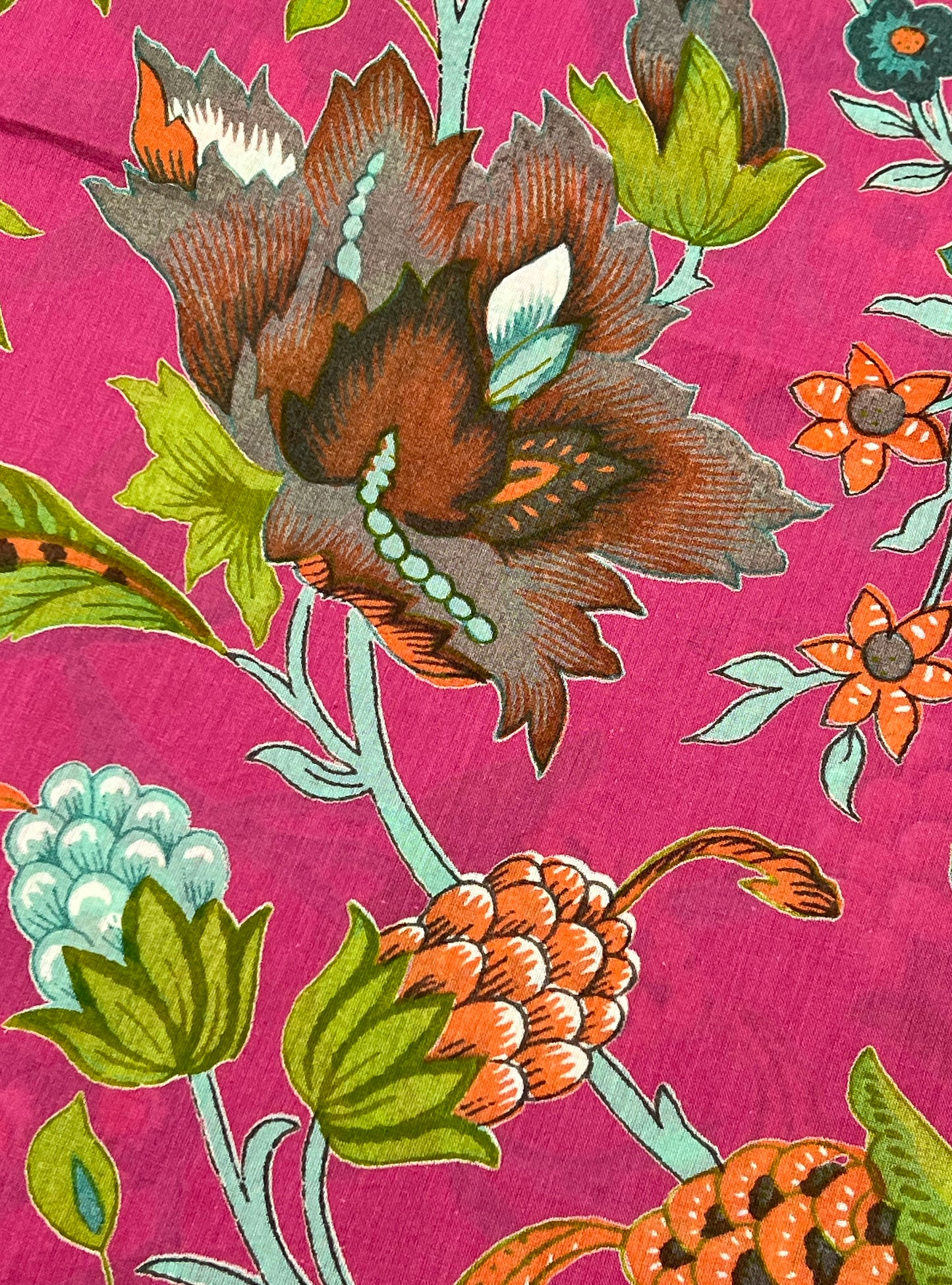 Cotton Voile  Fabric  : Kerala Azaelia