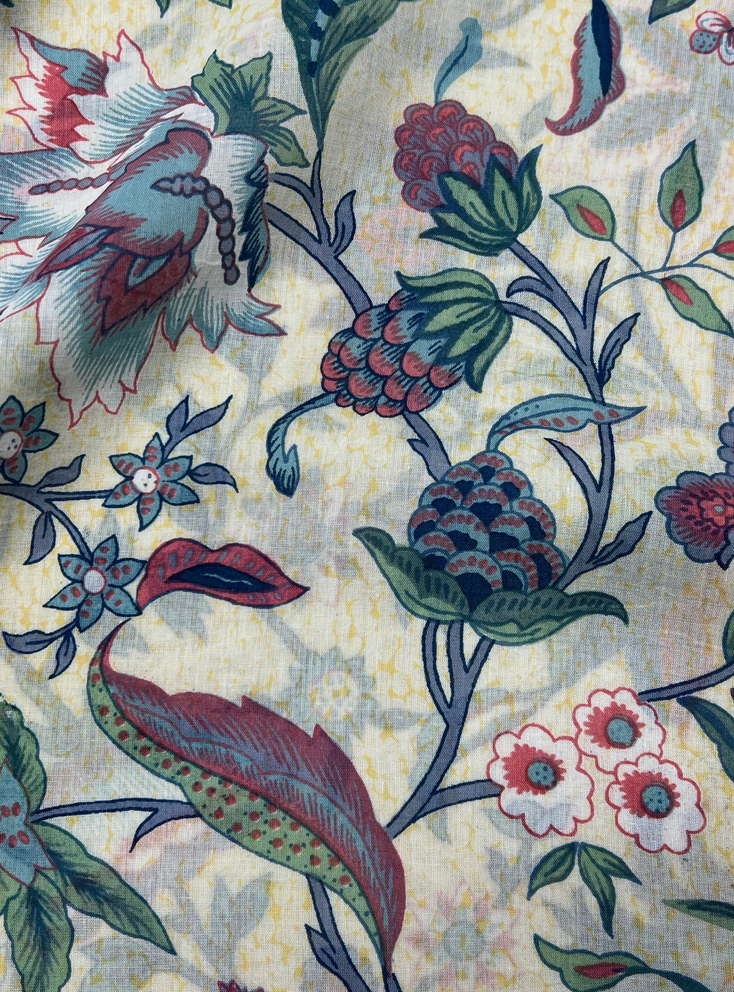 Cotton Voile  Fabric  : Kerala Texture Butter