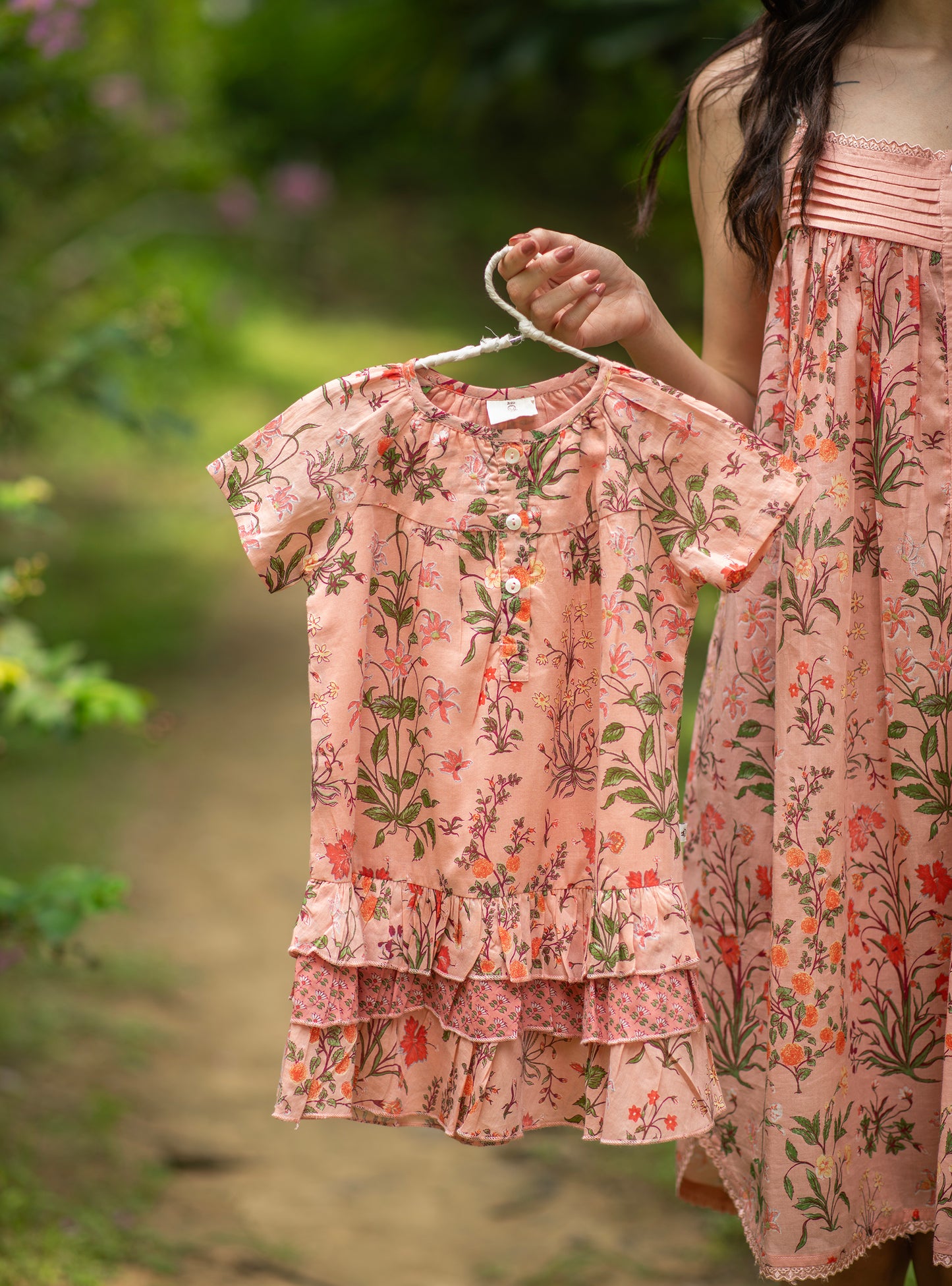 Kids Alice Dress : Garden Blush Voile
