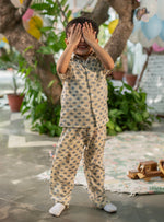 Angad Pj Set : Appu Beige Voile