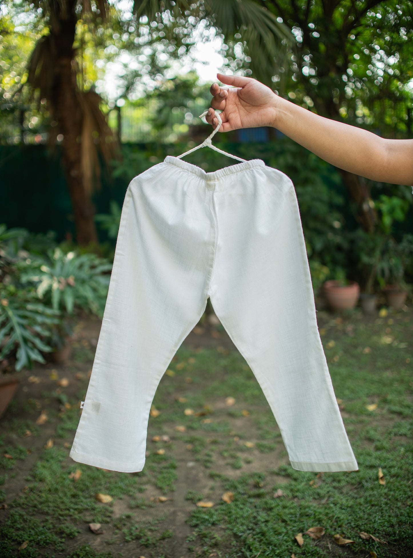 Angad Pj Set : White Cotton