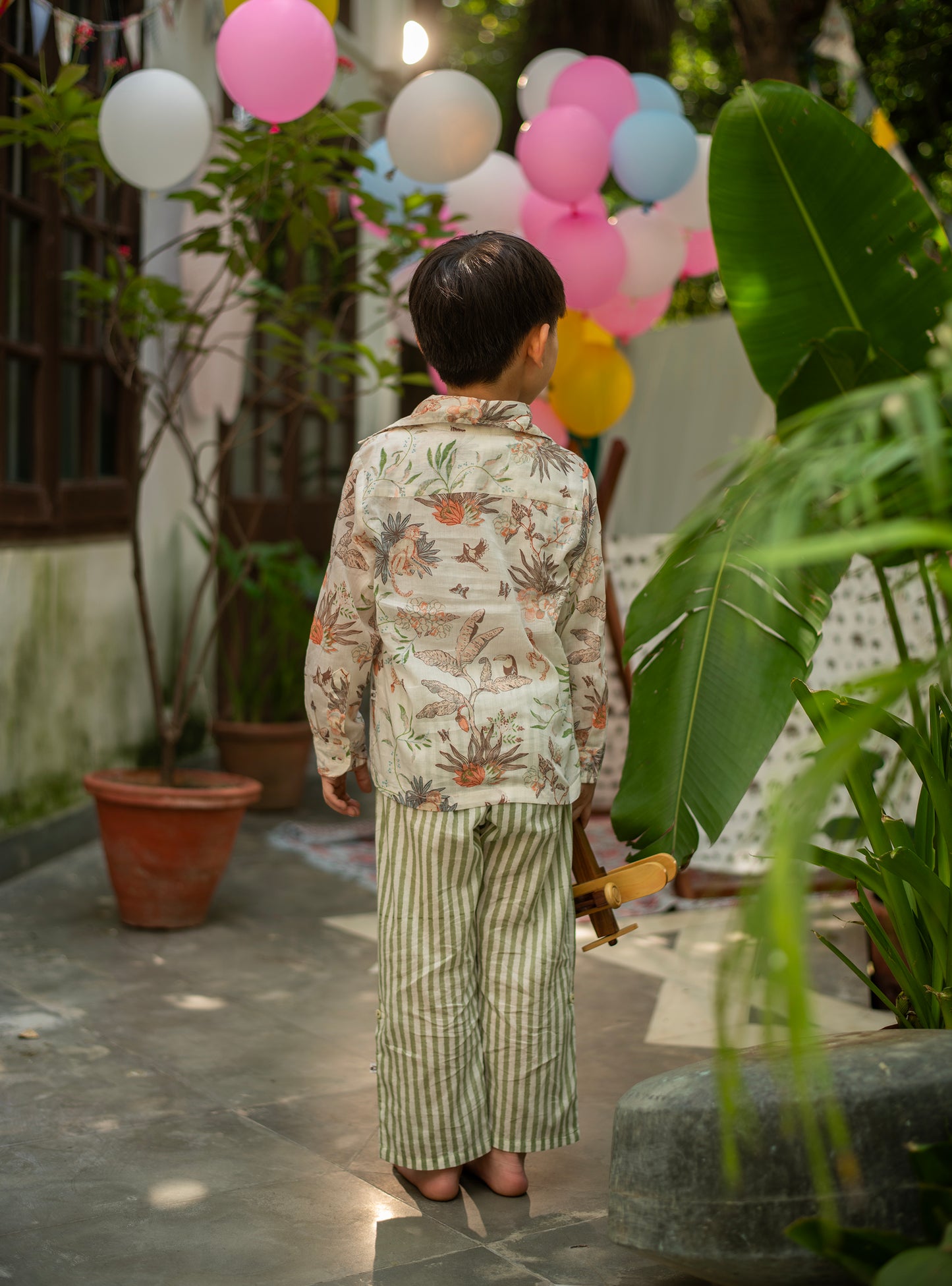 Angad Shirt FS : Ubud Cream  Voile