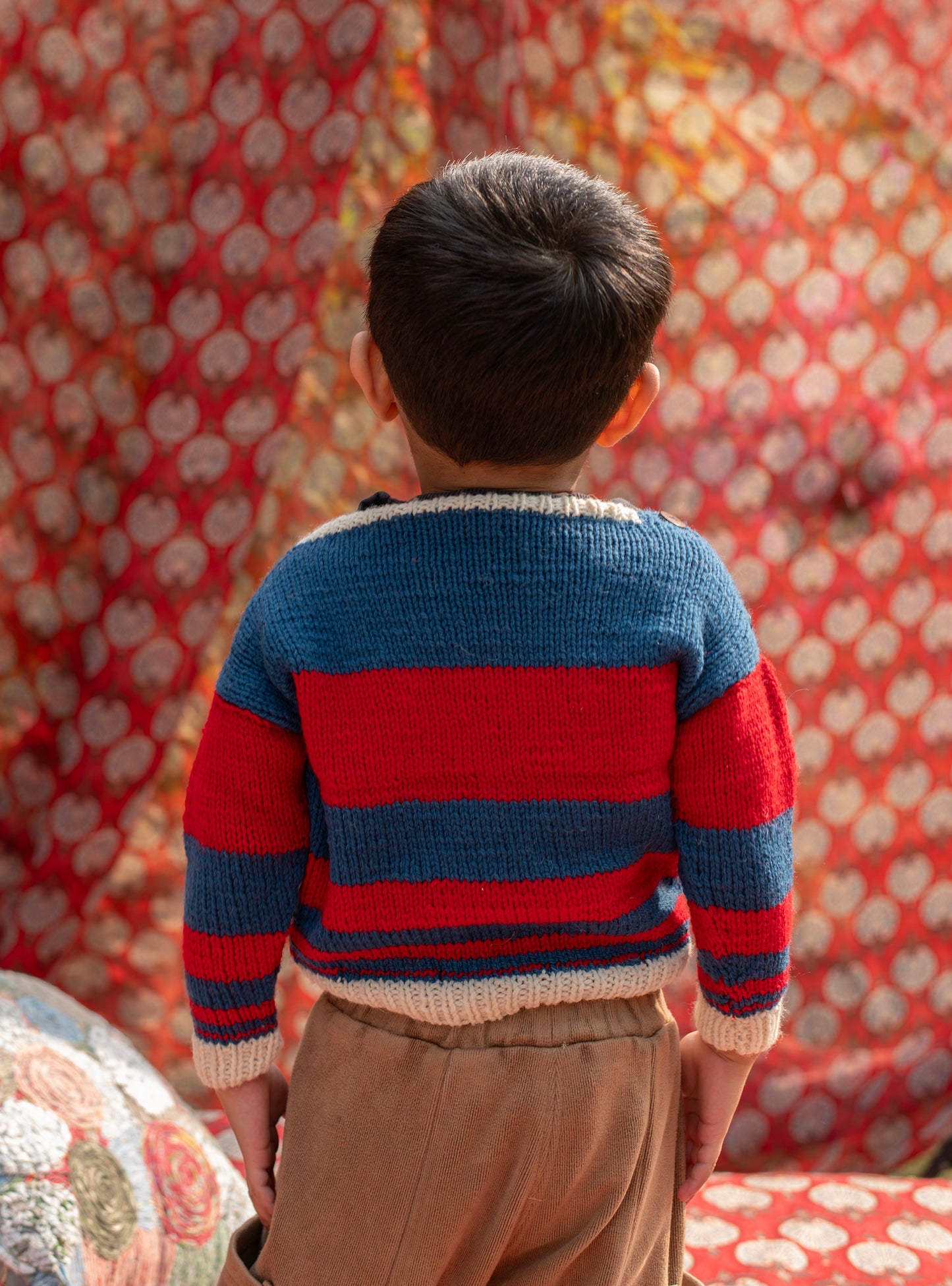 Knitted Kids : Sweater Full Sleeve Pure Wool Assorted