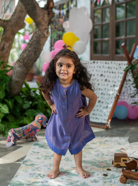Kids Mira : Dress Handloom