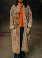 Vintage Cotton Kantha Jacket : Reversible Multi Color