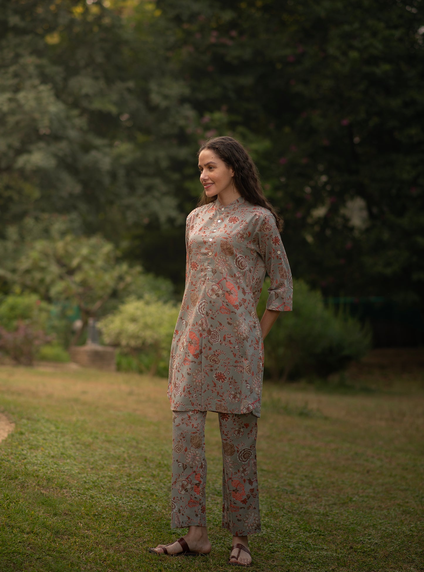 Lounge Pant : Malabar Carrom Voile