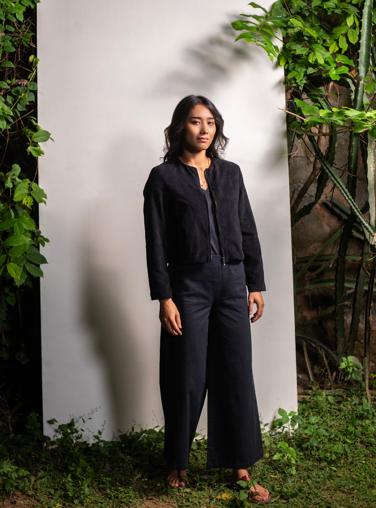 Lucy Jacket : Ibis Black Corduroy