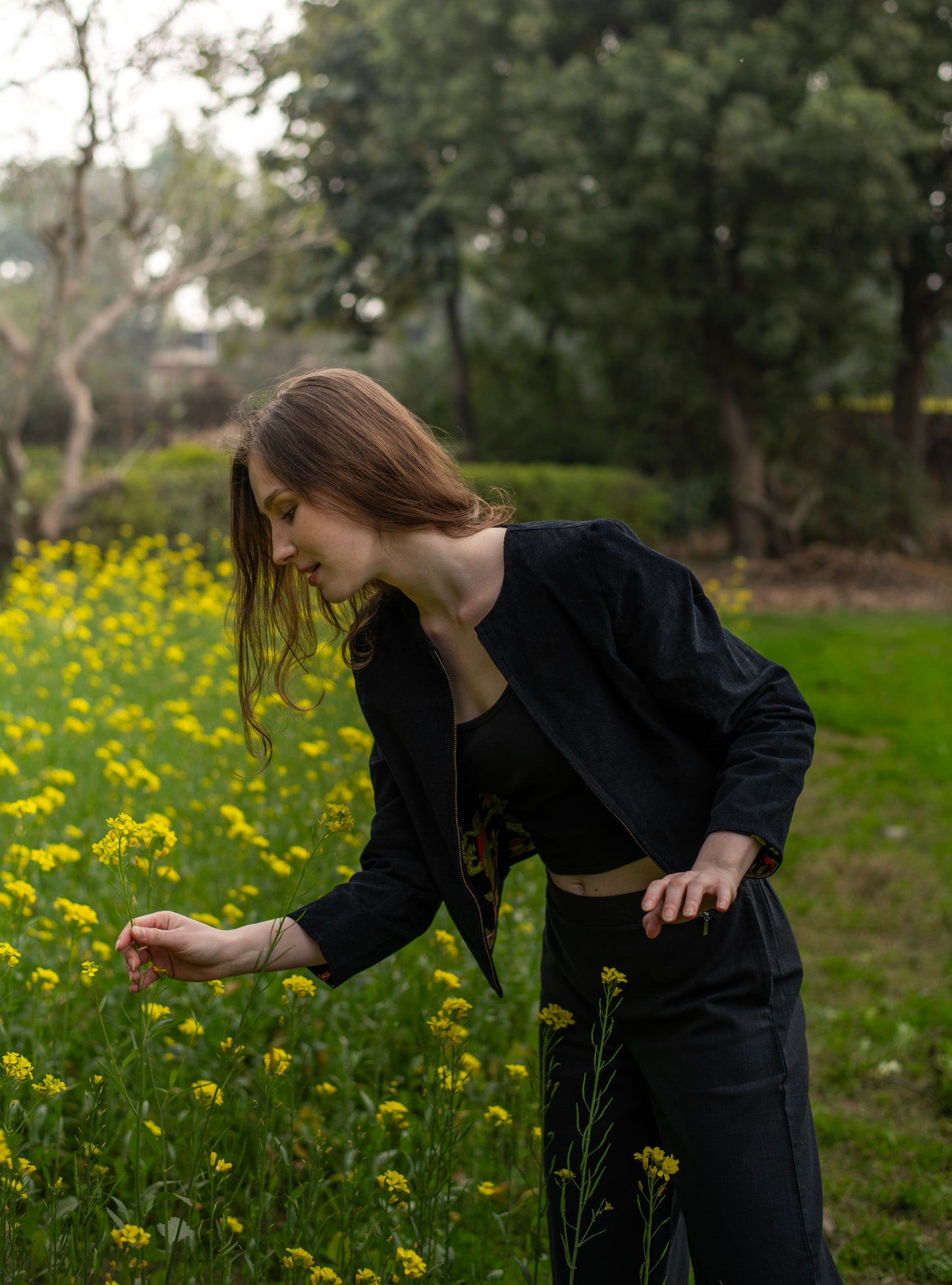 Lucy Jacket : Solid Black Corduroy