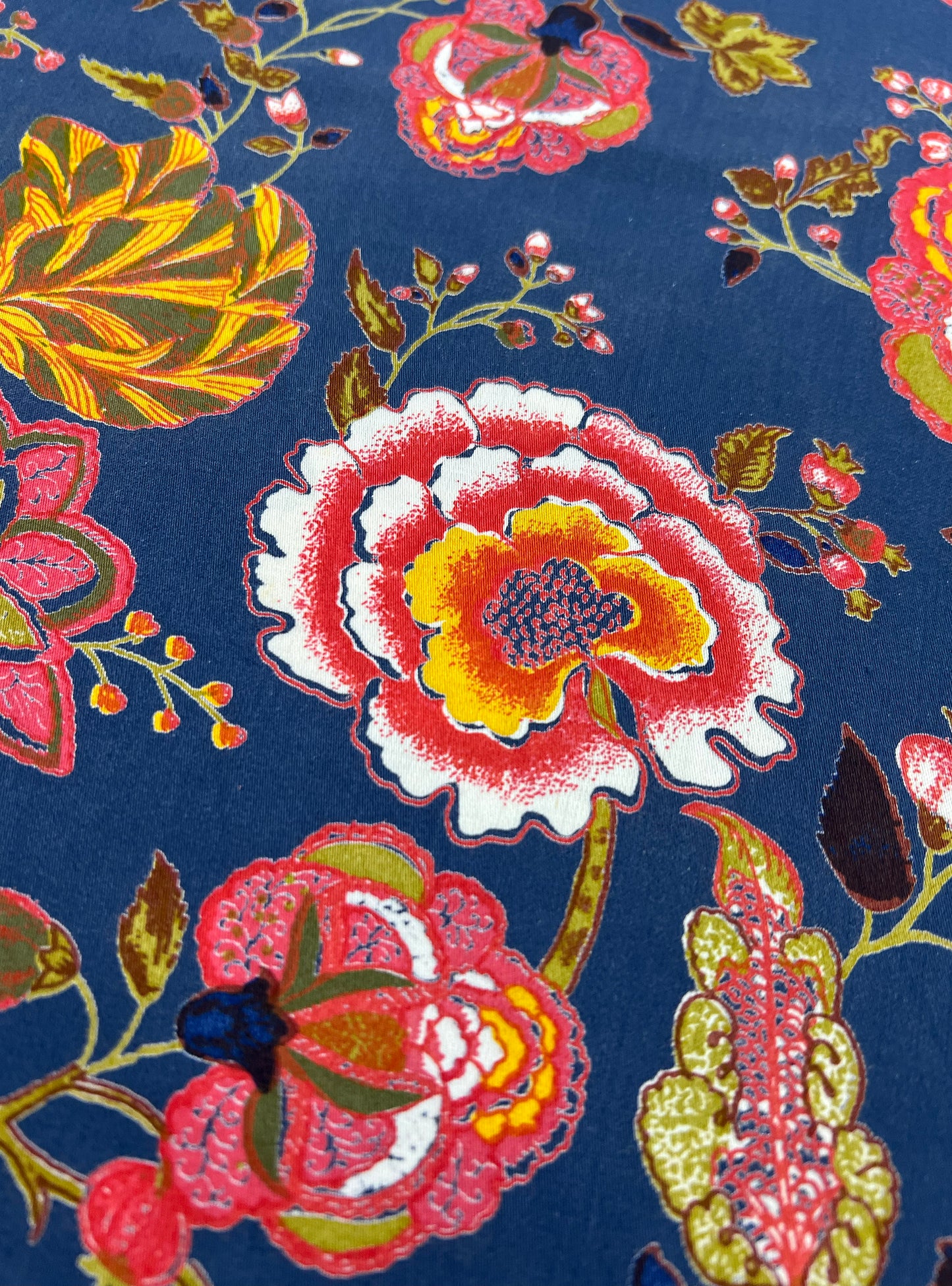 Cotton Satin Fabric  : Malabar Neelam