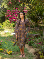 Mala Kaftan : Big Dots Black